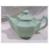 5 1/2" T Green Teapot