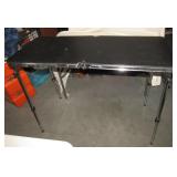 Adjustable Folding Table 36" T At Tallest Height