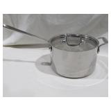 All Clad 4 Qt Saucepan w/ Lid 5" T x 9" W