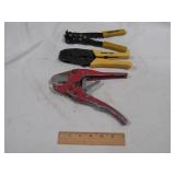 Conduct-Tite Stripper, Crimping Tool, Pipe Cutter