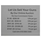 Gun Consignment Commission Rate