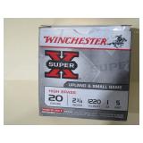 Winchester 20 Ga 2 3/4" 1220 Vel 1oz 5 Shot Qty 25