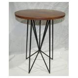Side Table 23" T x 16" Dia Top Has Scuffs