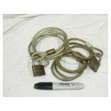 2 Bike Locks No Keys