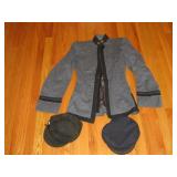 Military Jacket & Hats Size 14 3/4