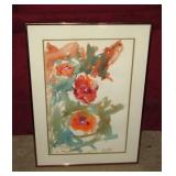 Signed Watercolor 26" x 19"