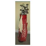 Various Golf Clubs In Bag