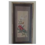 Asian Style Print In Frame