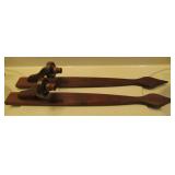 Wood Candle Holders 31"