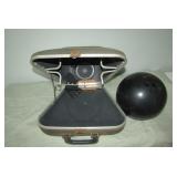 Vintage Bowling Ball w/ Case