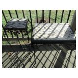 2 Pc Mosaic Tables Left 26" T Right 24" W