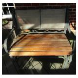 Glider Rocker Bench 34" T x 42" W x 29" D