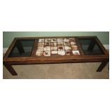 Coffee Table 15" T x 57" W x 21" D