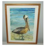 Pelican Numbered Watercolor 19 x 15