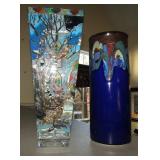 2 Vases Left Is 13" T