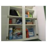 2 Cupboards Household Cleaning Supplies