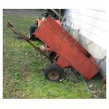 Metal Yard Tractor Rough Apprx 30"T x 4