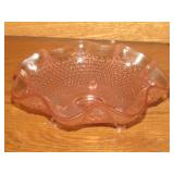 Pink Depression Glass Candy Dish 7"