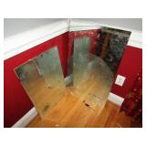 2 Mirrors & Round Glass