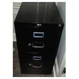 2 Drawer Filing Cabinet w/ Key