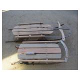 2 Vintage Sleds
