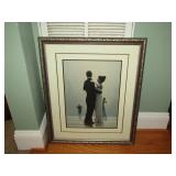 Couple Dancing Print in Frame 23" x 190"