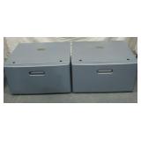 2 Stand Drawers For Washer & Dryer