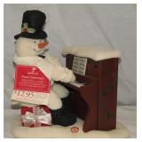 Hallmark Piano Snowman 10 1/2" T