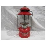 Vintage Red Coleman Lantern 12" T
