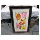 Tulip Print in Frame