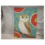 Owl Canvas 24" x 18"