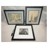 3 Framed Prints