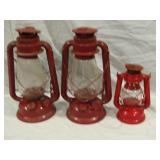 3 Red Lanterns Left 12"