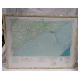 Beaufort Map In Frame 27" x 36"