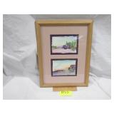 Linda Clerget Painting In Frame Unauthenticated