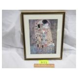 Gustav Le Baiser Print In Frame From France