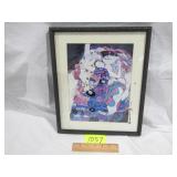 Gustav Klimt La Jeune Fille Framed Art