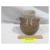 Small Hand Painted Pottery 6" T