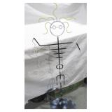 Modern Metal Swinging Aztec Art 40" T