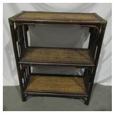 Rattan Bookshelf Some Scuffs 32" T x 26" W