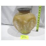 Plain Medium Pottery Vase 10" T