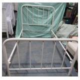 Antique Metal Full Size Bed Frame