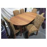 Asher Benjamin Studio Solid Wood Table w/ 6 Chairs