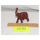 Small Wood Carved Elephant