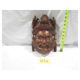 Large African Mask Heavy Wood (Tooth Damage)