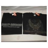 2- New Harley Davidson Shirts Size XL