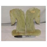 Alabaster Bookends