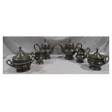 6Pc Serving Set Has Dents (Reid & Barton)