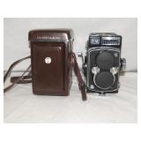 Yashica Co. Ltd. Camera In Leather Case
