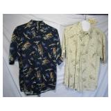 2 Fishing Shirts Sz XLT & XL